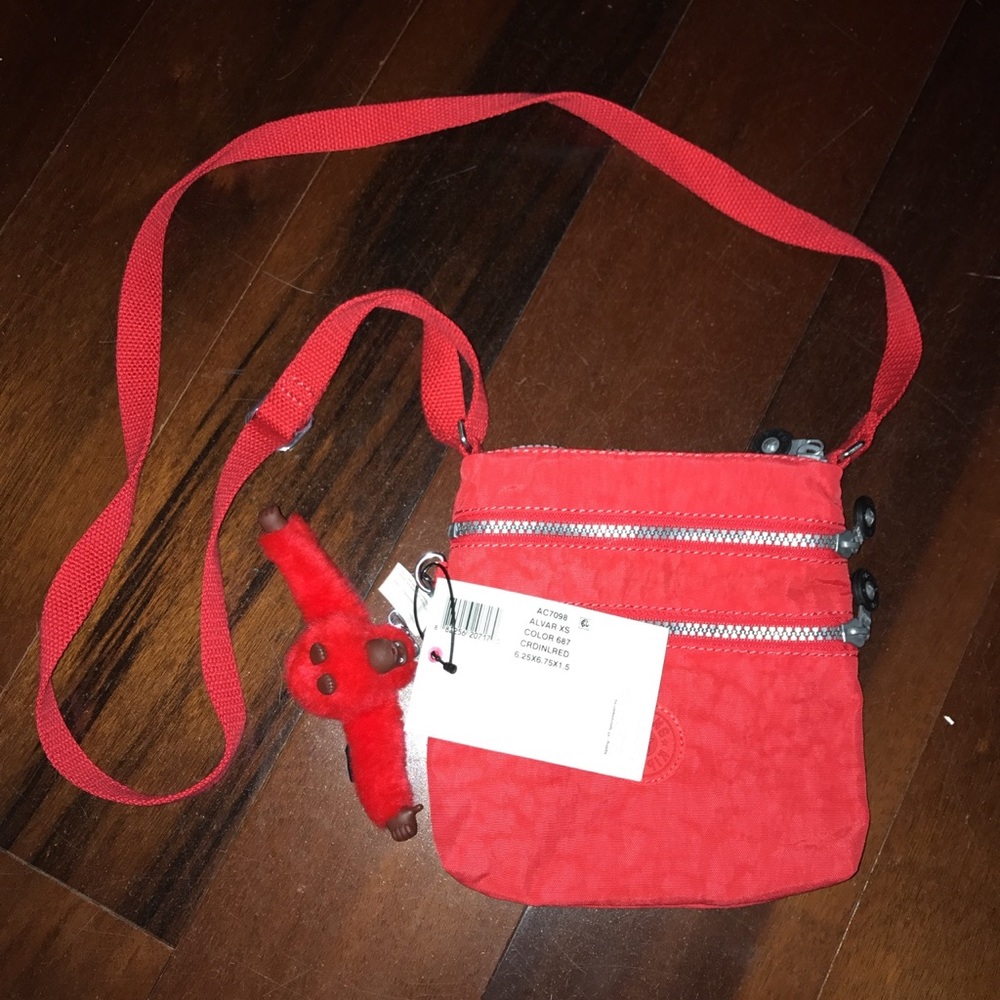 NWT Kipling Red Crossbody